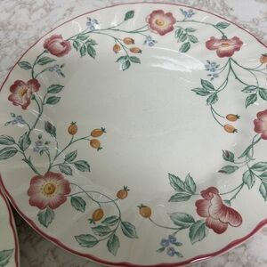 Fine English Tableware made in Staffordshire England. Set of 5 dinner plates.